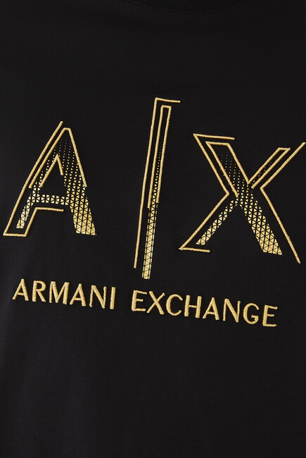 AX Embroidered Foil T-Shirt